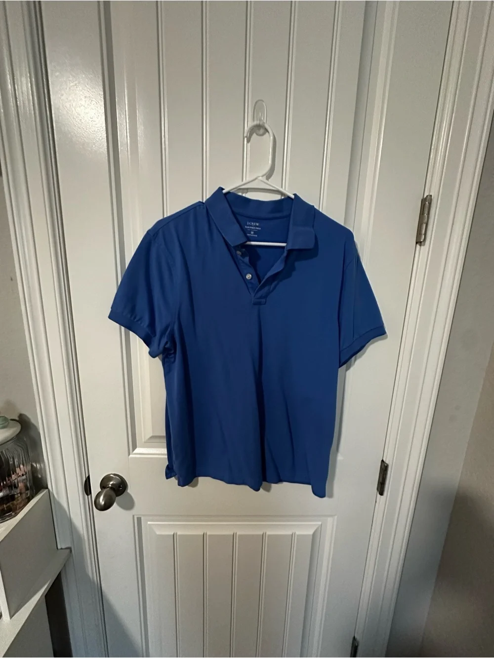 J. Crew Men’s Royal Blue Polo Shirt untucked style